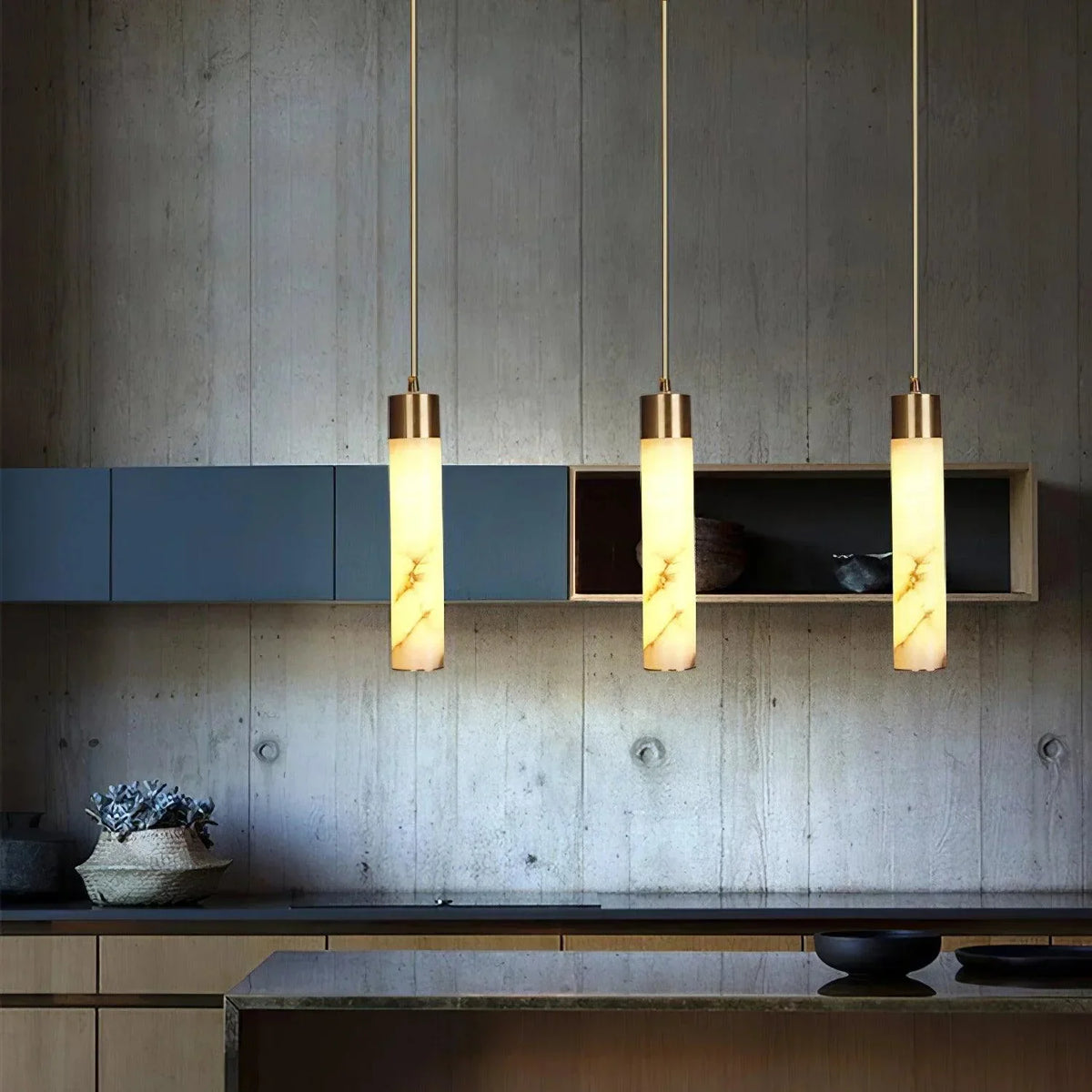 Darnelonna Alabaster Pendant Light-Moonnatur