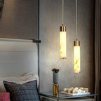 Istrava Alabaster Pendant Light-Moonnatur