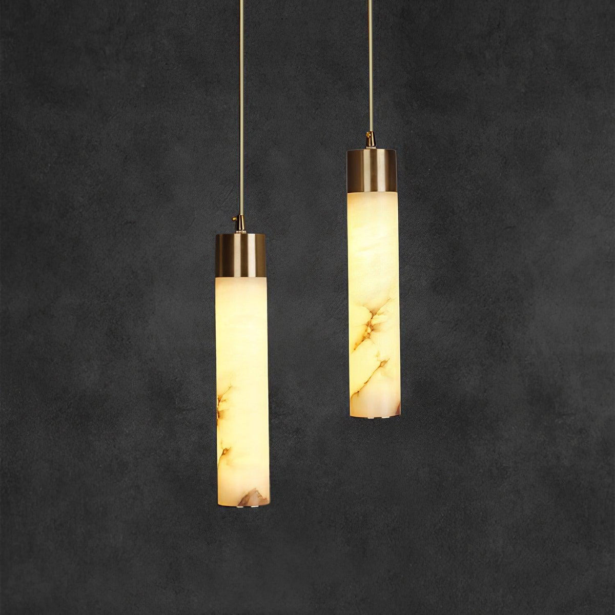 Istrava Alabaster Pendant Light-Moonnatur