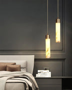 Istrava Alabaster Pendant Light-Moonnatur