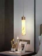 Istrava Alabaster Pendant Light-Moonnatur
