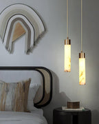 Istrava Alabaster Pendant Light-Moonnatur