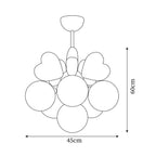Wilvenden Acrylic Chandelier-Moonnatur