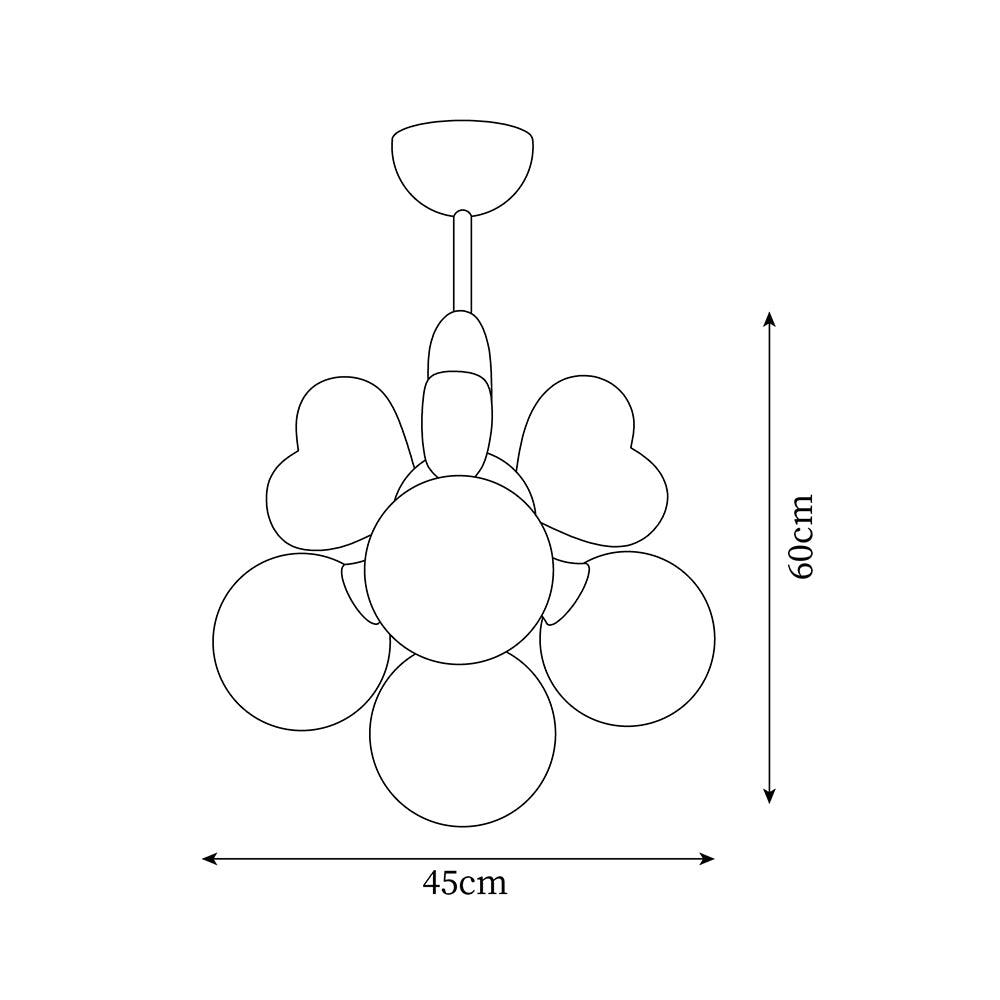 Wilvenden Acrylic Chandelier-Moonnatur