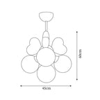 Wilvenden Acrylic Chandelier-Moonnatur