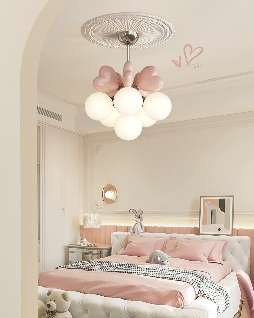 Wilvenden Acrylic Chandelier-Moonnatur