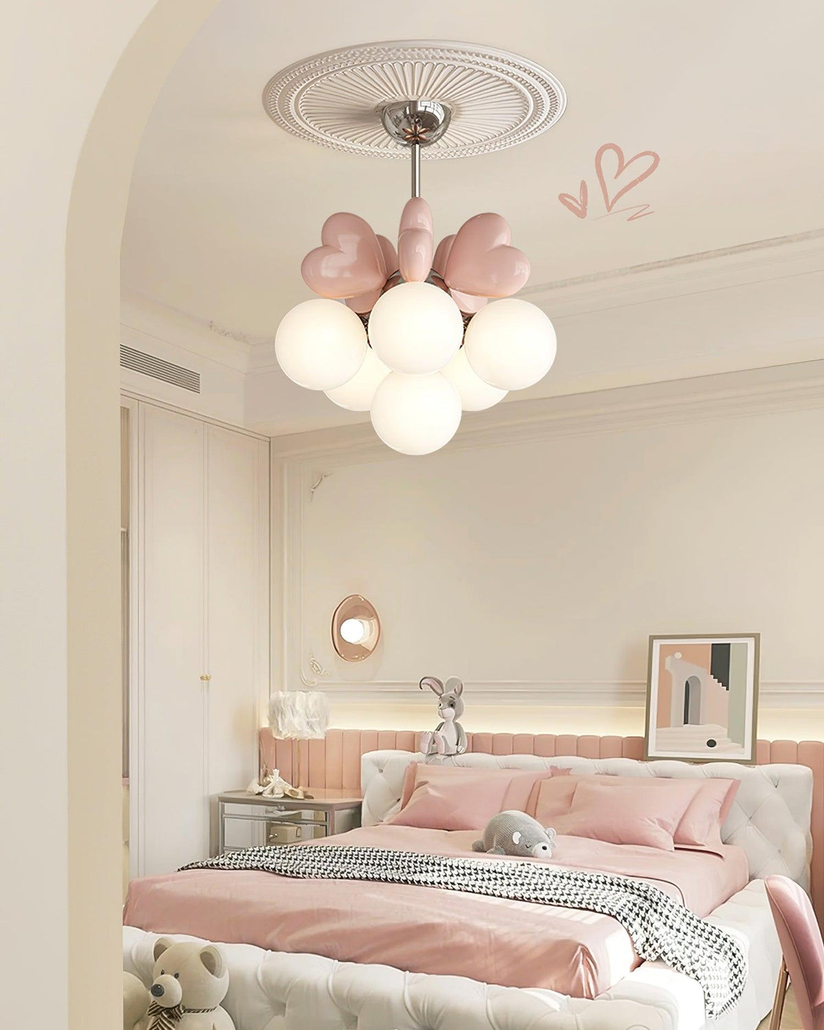 Wilvenden Acrylic Chandelier-Moonnatur