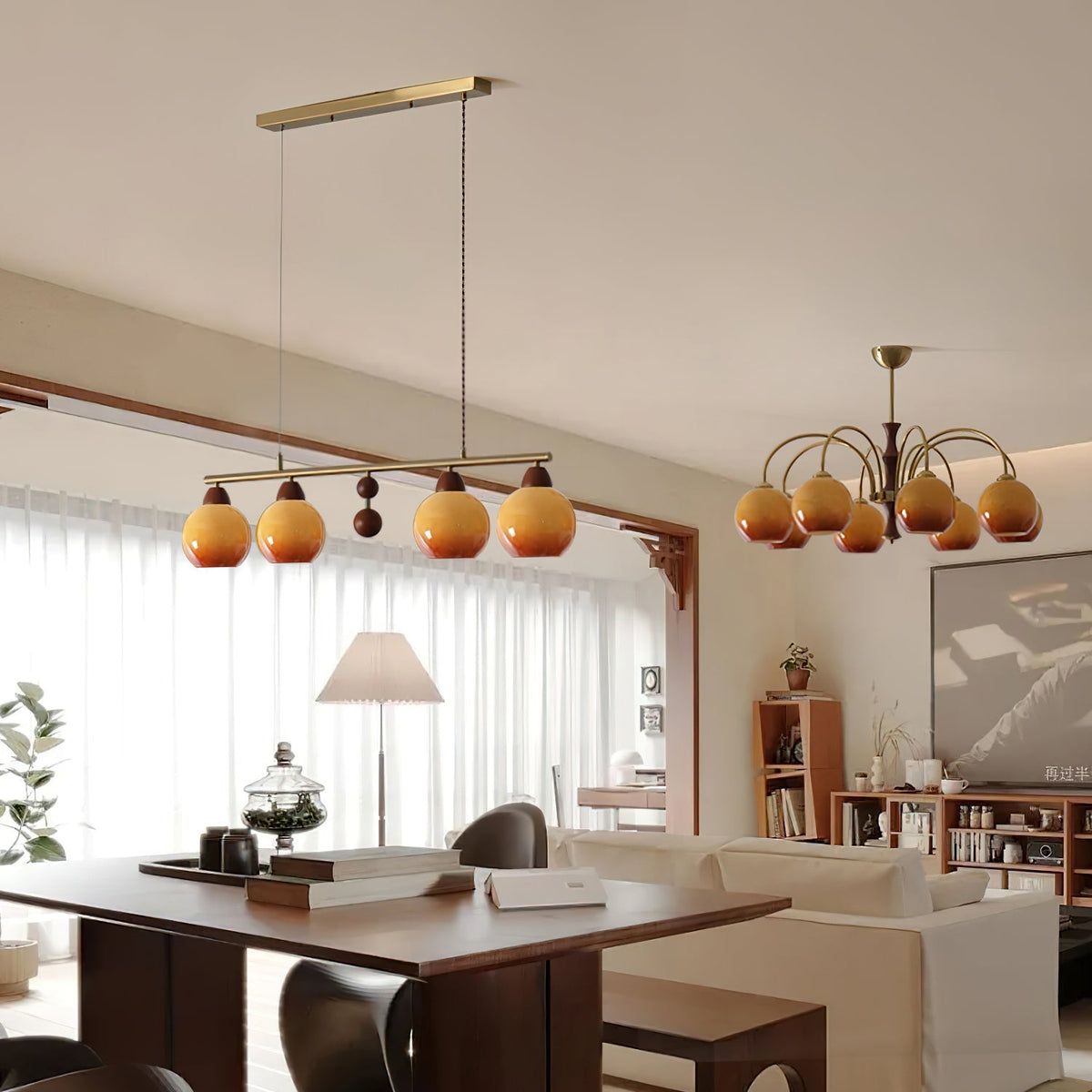 Berelelia Glass Chandelier-Moonnatur