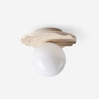 Norrelina Travertine Ceiling Light-Moonnatur