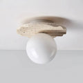 Norrelina Travertine Ceiling Light-Moonnatur