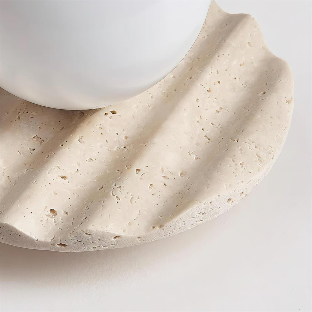 Norrelina Travertine Ceiling Light-Moonnatur