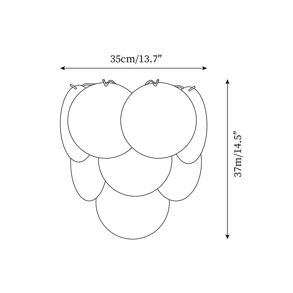 Valdenford Glass Wall Light-Moonnatur