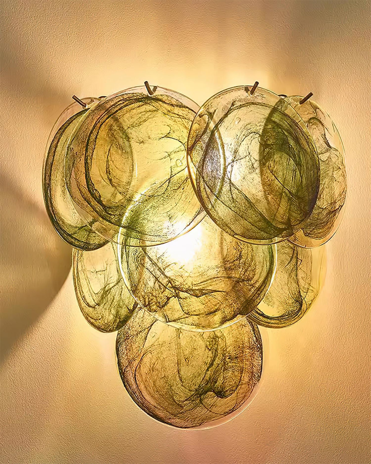 Valdenford Glass Wall Light-Moonnatur