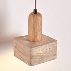 Caldenaria Travertine Pendant Light-Moonnatur
