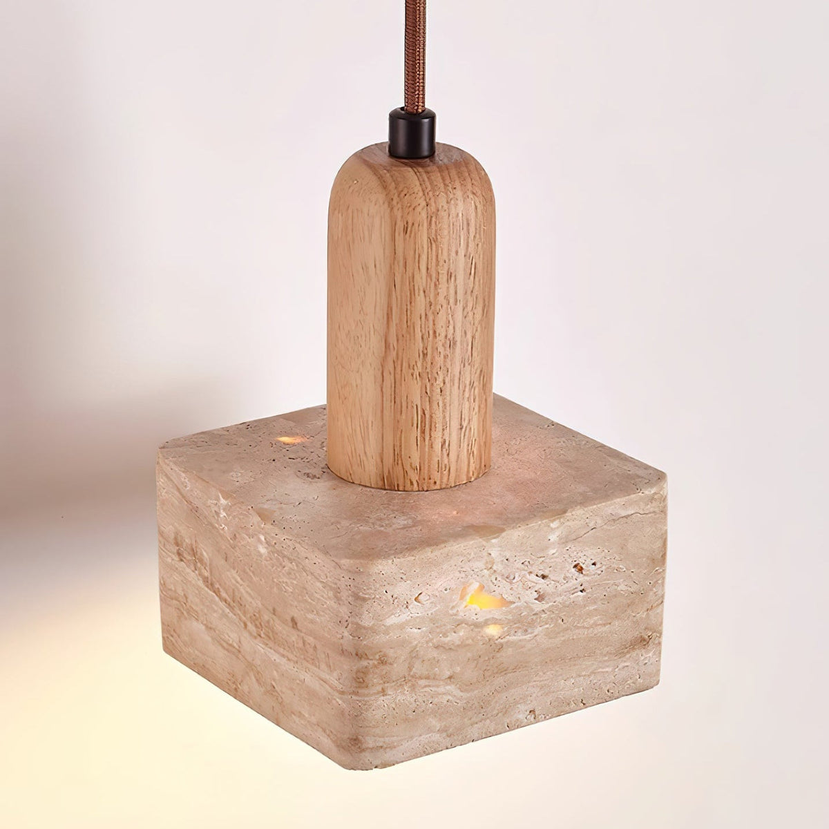 Caldenaria Travertine Pendant Light-Moonnatur