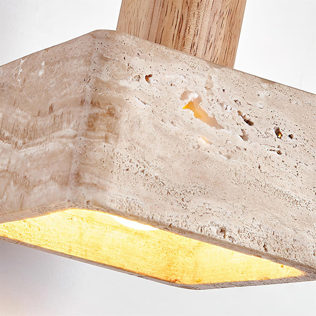 Caldenaria Travertine Pendant Light-Moonnatur