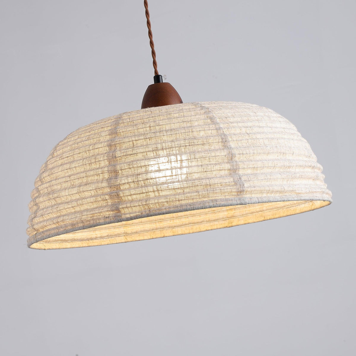 Aberden Fabric Pendant Light-Moonnatur