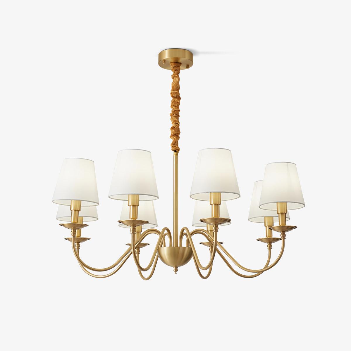 Wrenlyn Fabric Chandelier-Moonnatur