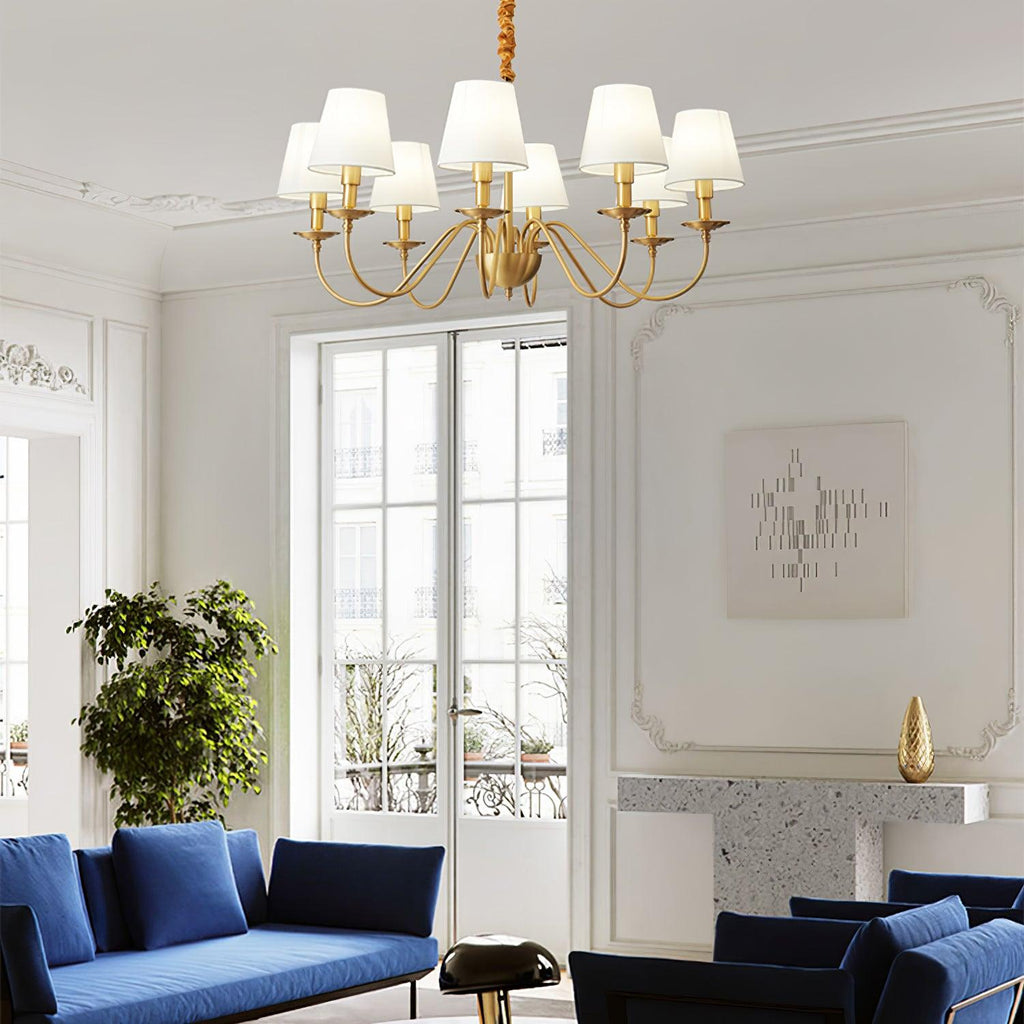 Wrenlyn Fabric Chandelier-Moonnatur
