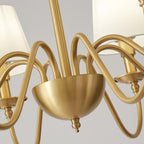 Wrenlyn Fabric Chandelier-Moonnatur