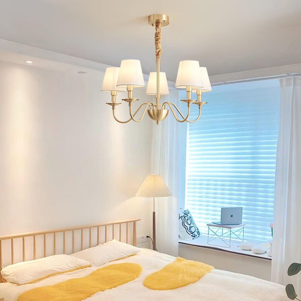 Wrenlyn Fabric Chandelier-Moonnatur