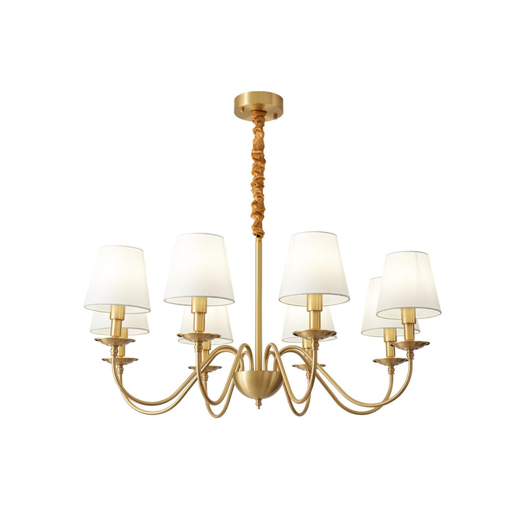 Wrenlyn Fabric Chandelier-Moonnatur