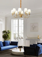Wrenlyn Fabric Chandelier-Moonnatur