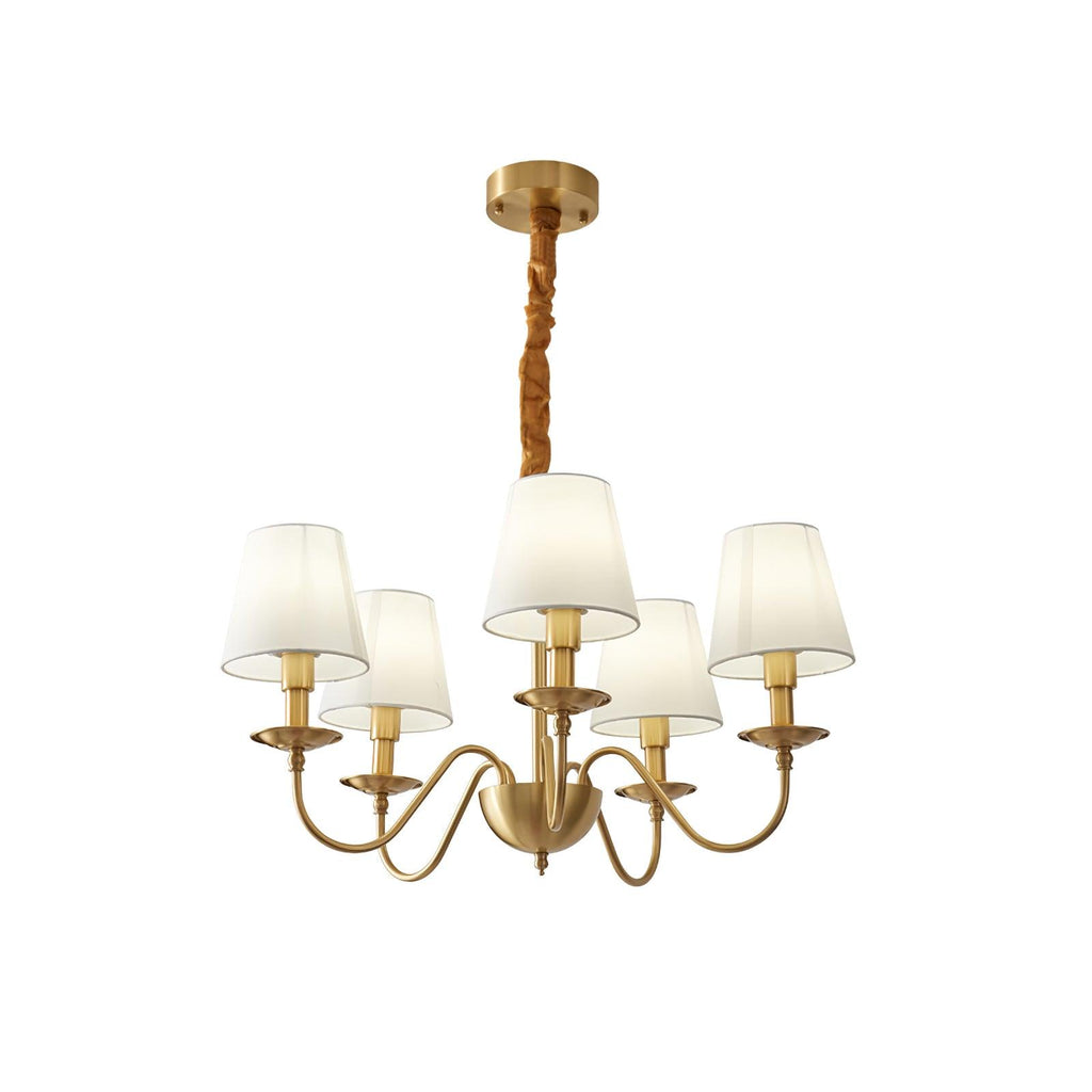Wrenlyn Fabric Chandelier-Moonnatur