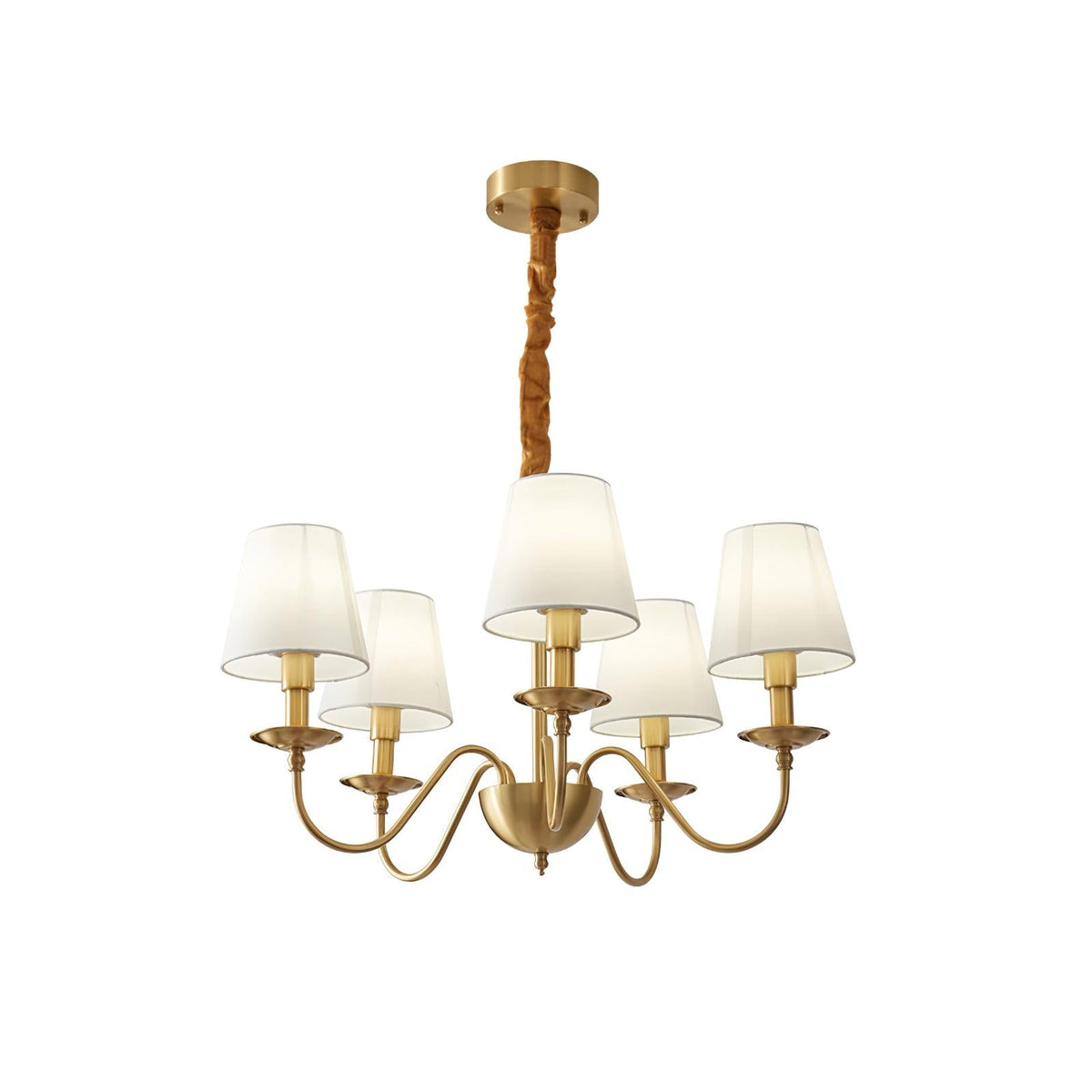 Wrenlyn Fabric Chandelier-Moonnatur