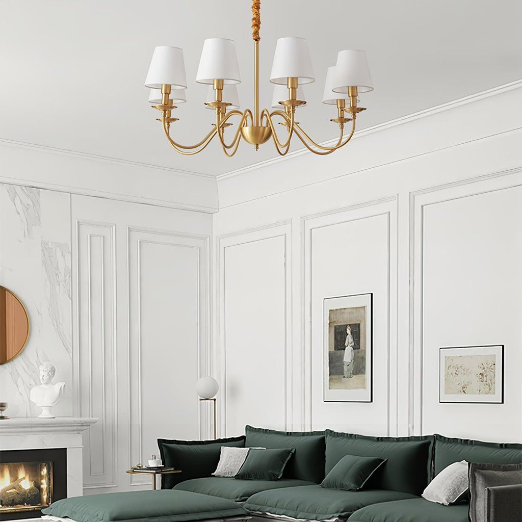 Wrenlyn Fabric Chandelier-Moonnatur