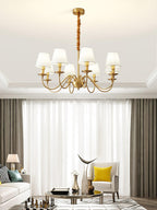Wrenlyn Fabric Chandelier-Moonnatur