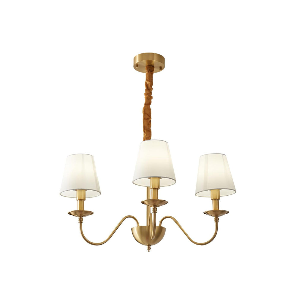 Wrenlyn Fabric Chandelier-Moonnatur