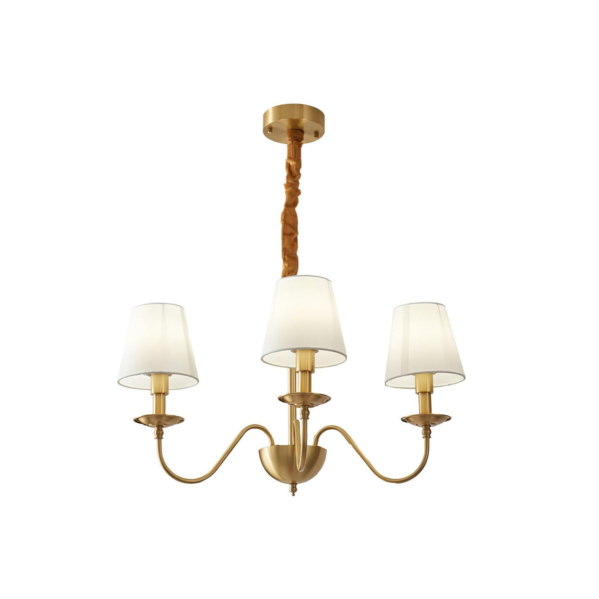 Wrenlyn Fabric Chandelier-Moonnatur