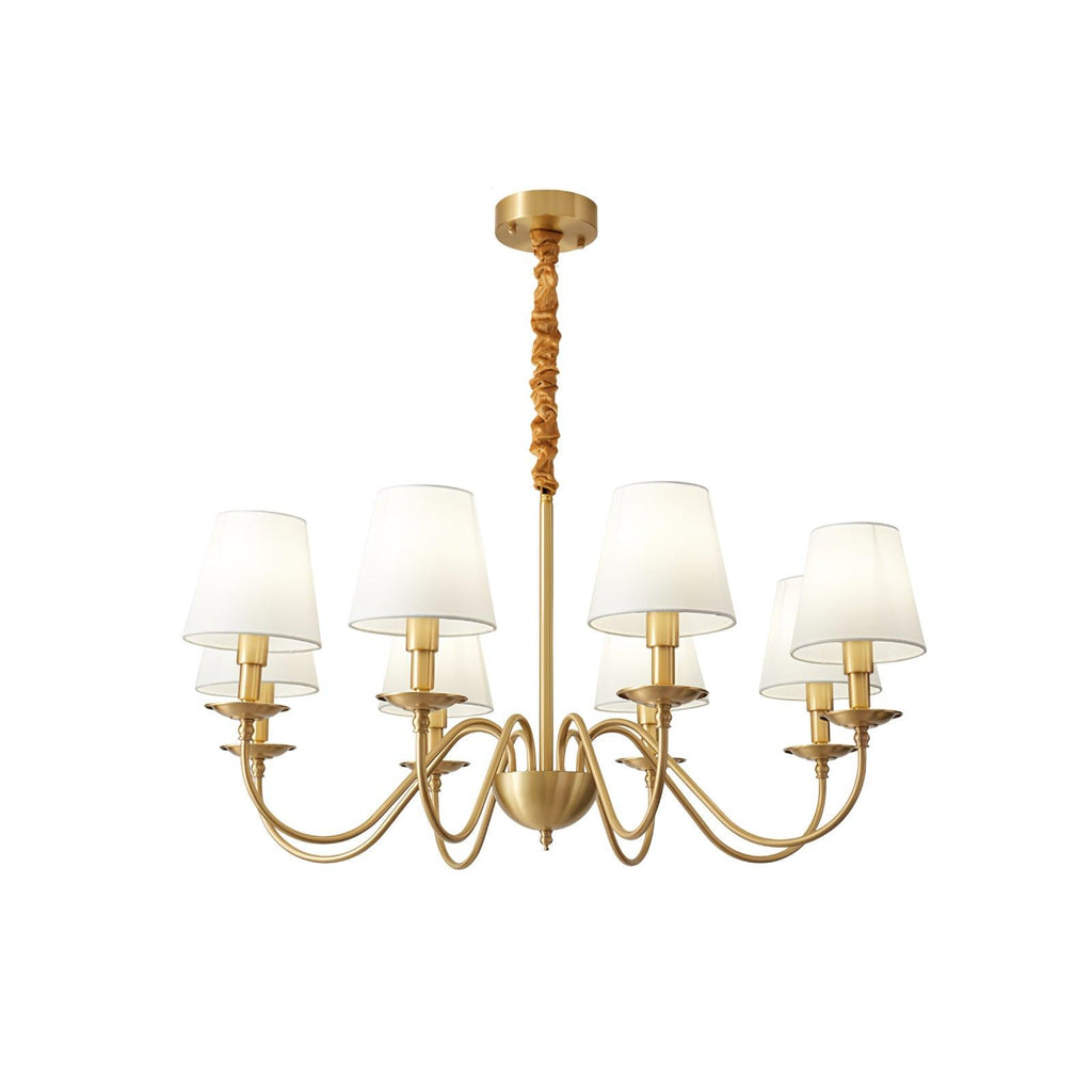Wrenlyn Fabric Chandelier-Moonnatur
