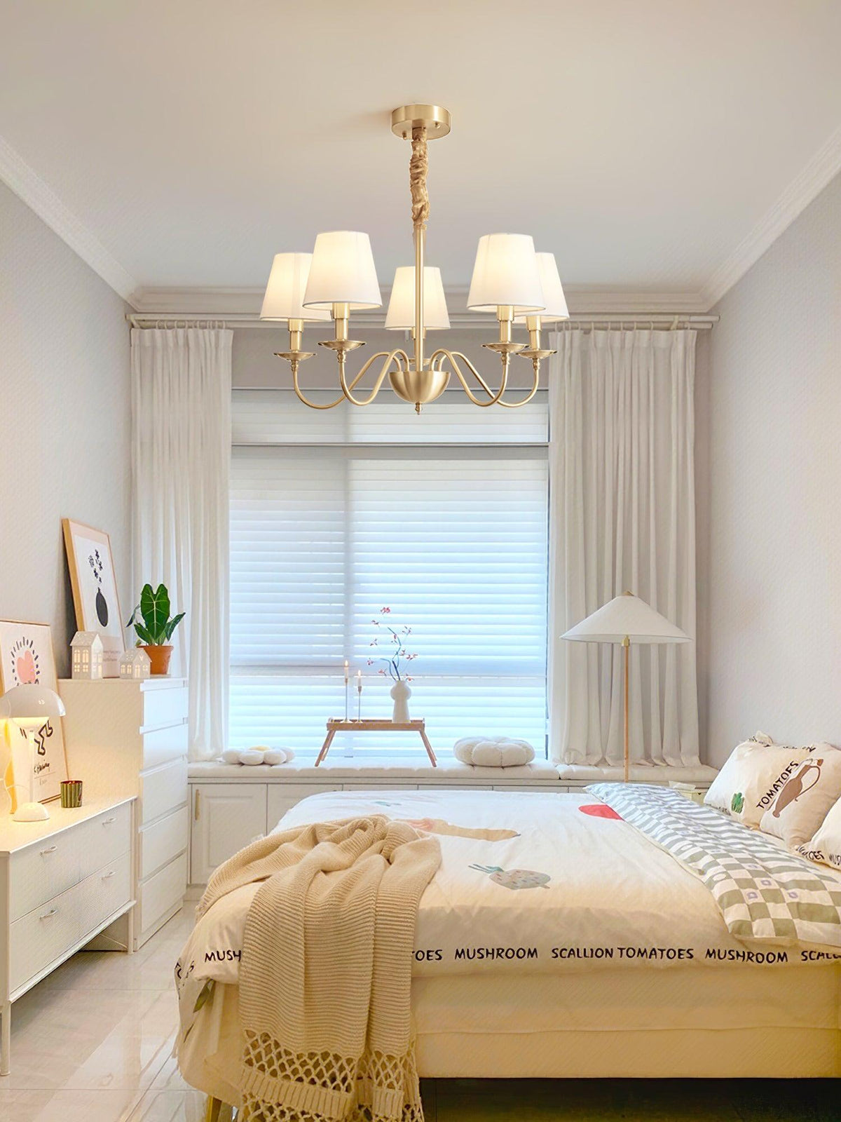 Wrenlyn Fabric Chandelier-Moonnatur