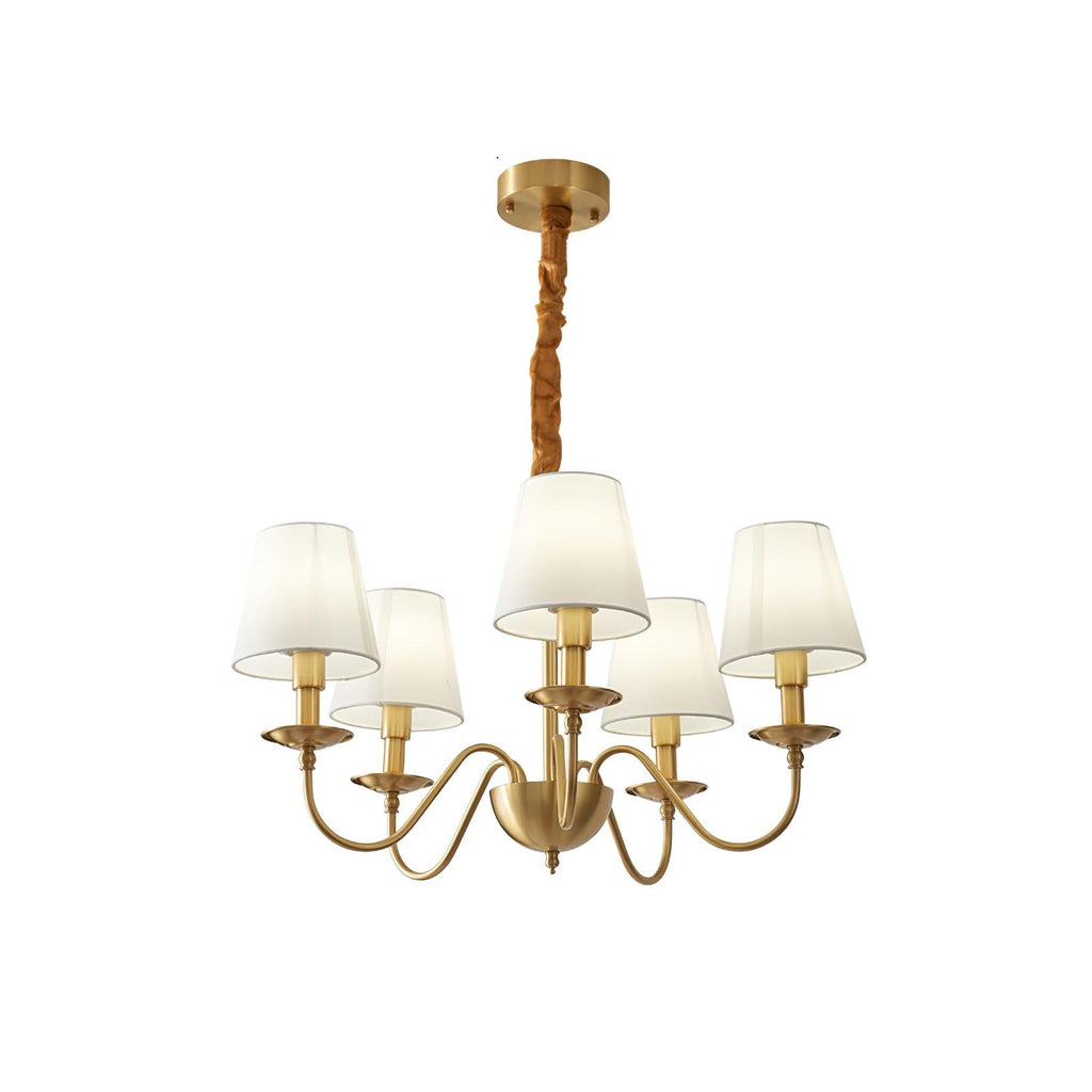 Wrenlyn Fabric Chandelier-Moonnatur
