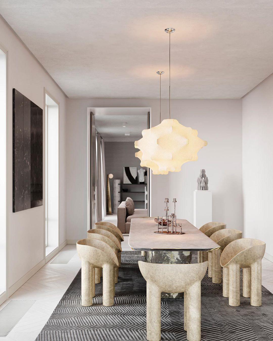 Avonenna Cocoon Silk Pendant Light-Moonnatur