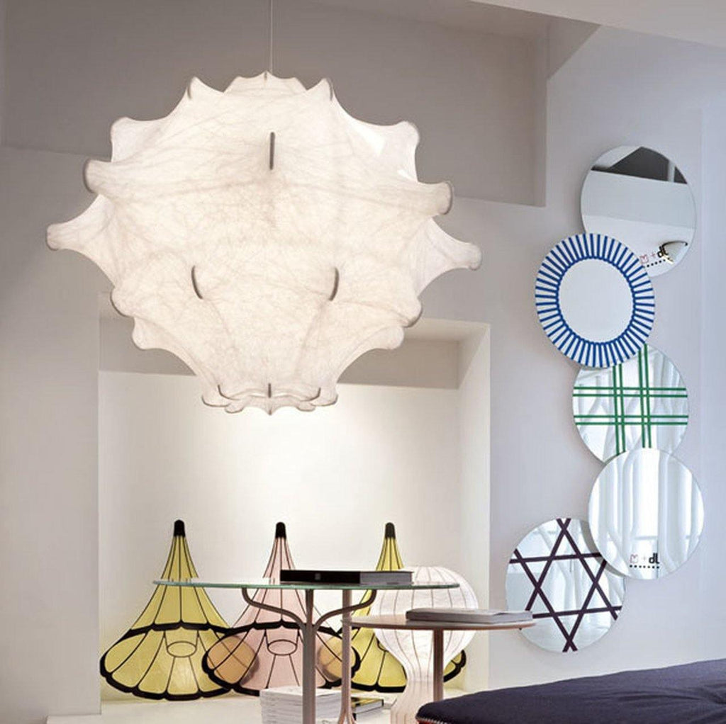 Avonenna Cocoon Silk Pendant Light-Moonnatur