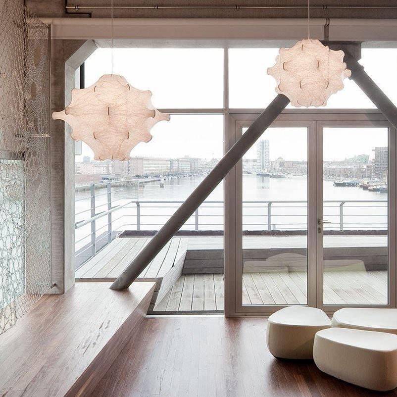 Avonenna Cocoon Silk Pendant Light-Moonnatur