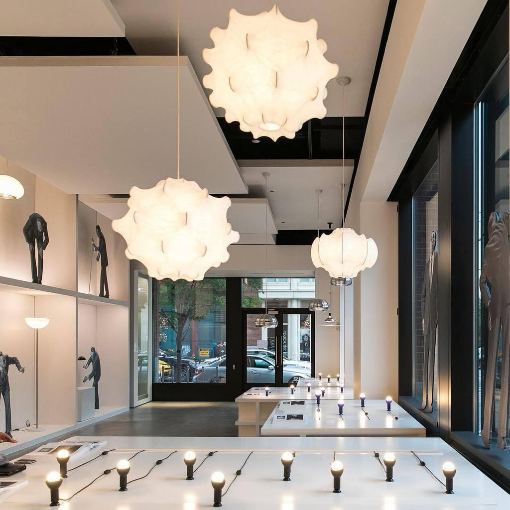Avonenna Cocoon Silk Pendant Light-Moonnatur