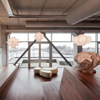 Avonenna Cocoon Silk Pendant Light-Moonnatur