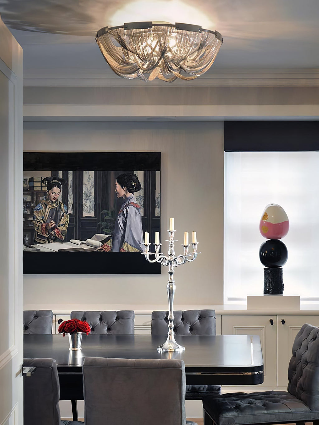 Haverenna Aluminium Ceiling Light-Moonnatur