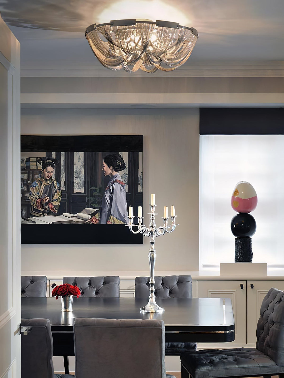 Haverenna Aluminium Ceiling Light-Moonnatur