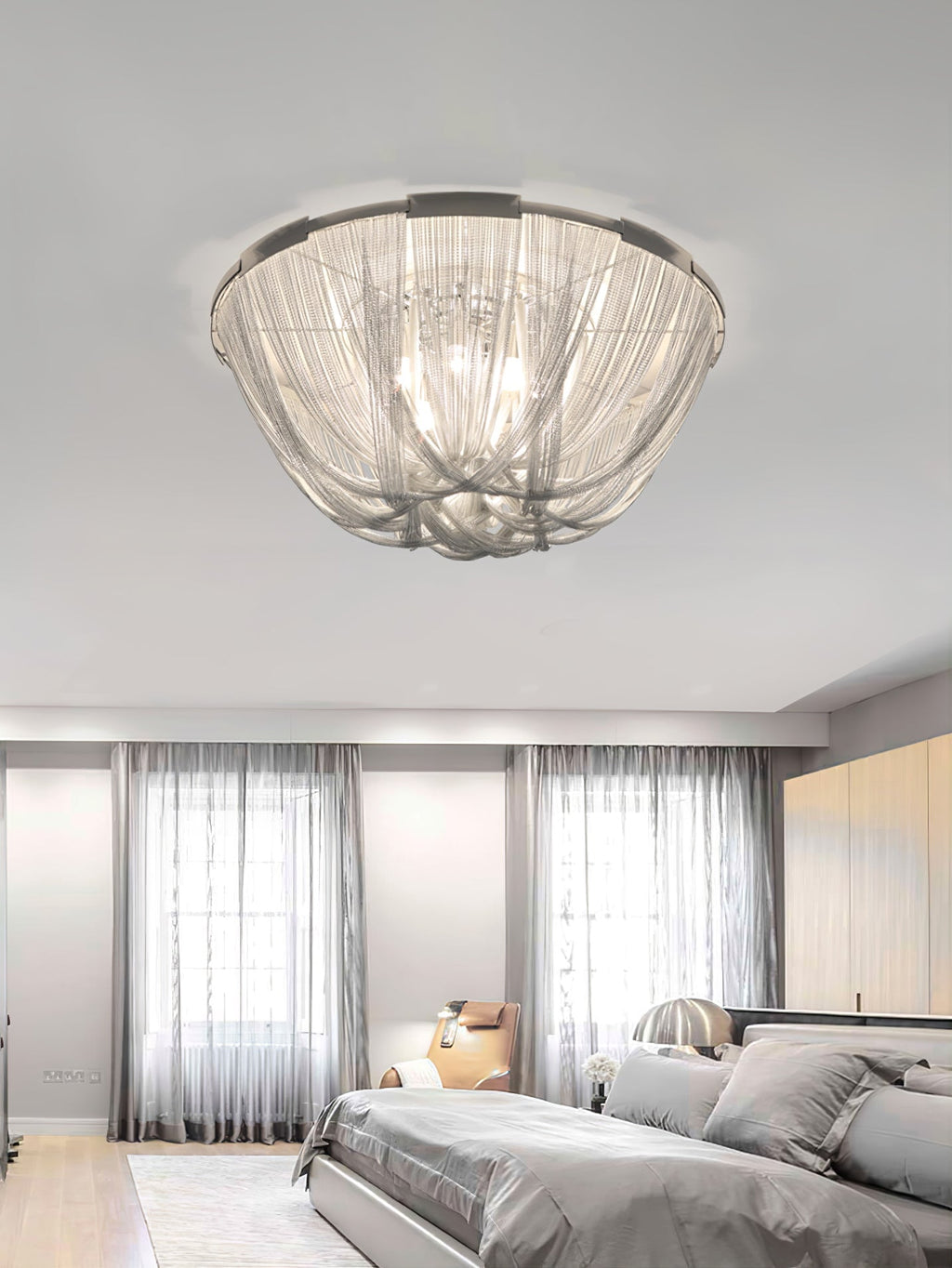 Haverenna Aluminium Ceiling Light-Moonnatur