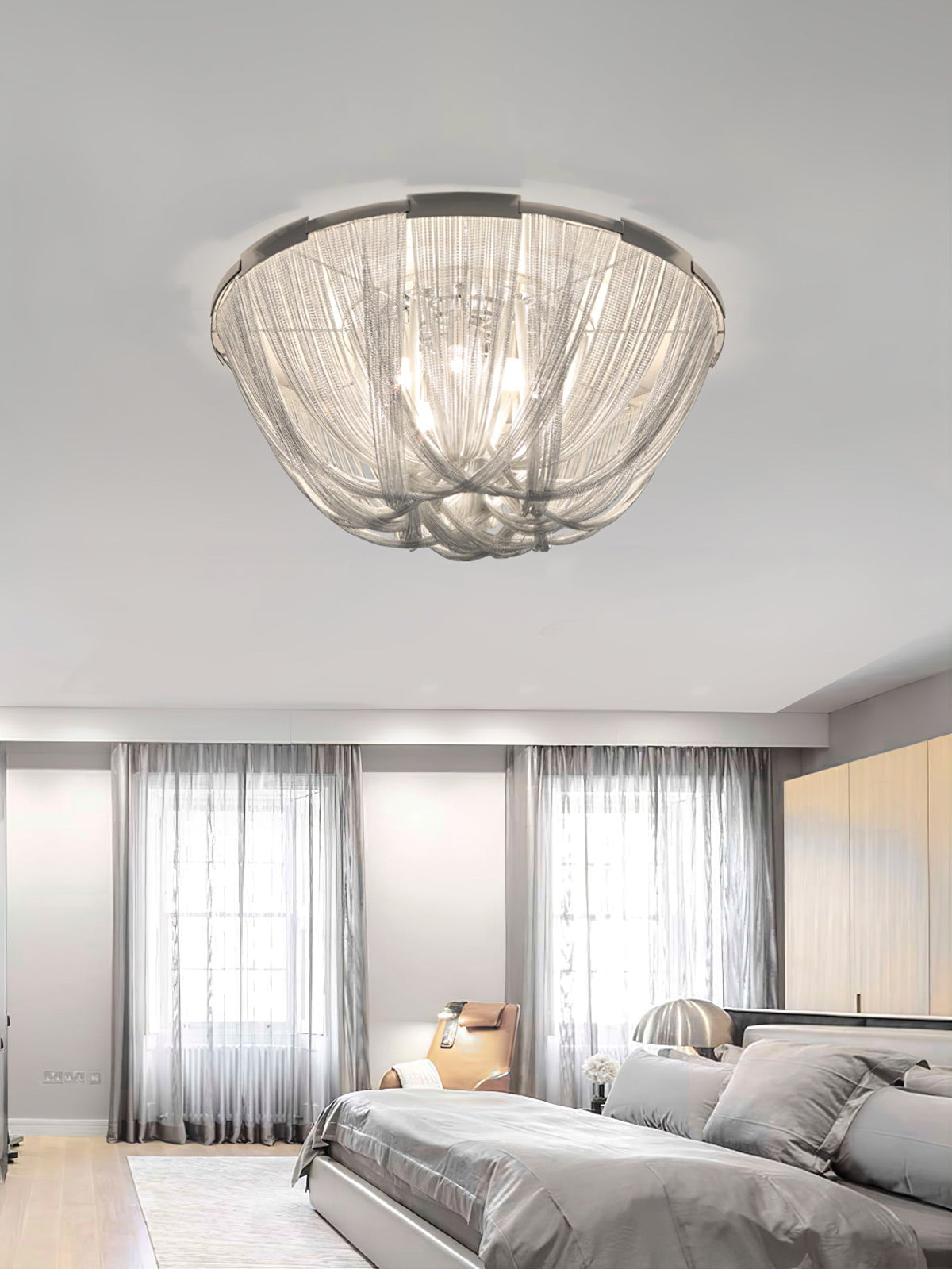 Haverenna Aluminium Ceiling Light-Moonnatur