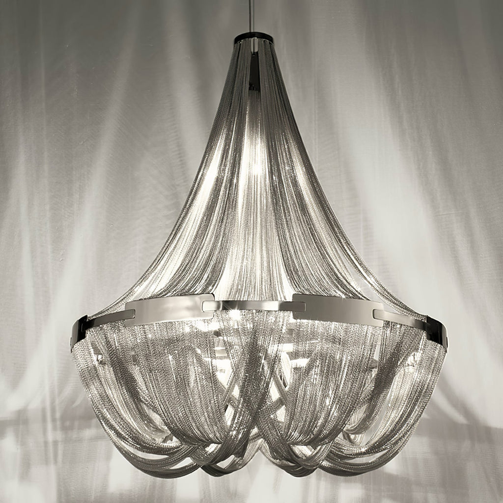 Argentelle Aluminium Chandelier-Moonnatur