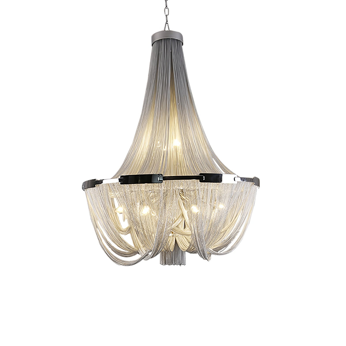 Argentelle Aluminium Chandelier-Moonnatur