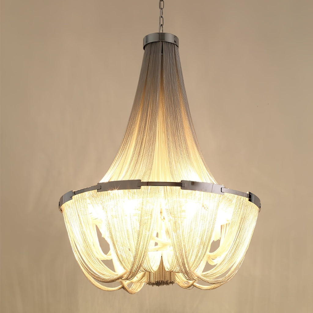 Argentelle Aluminium Chandelier-Moonnatur