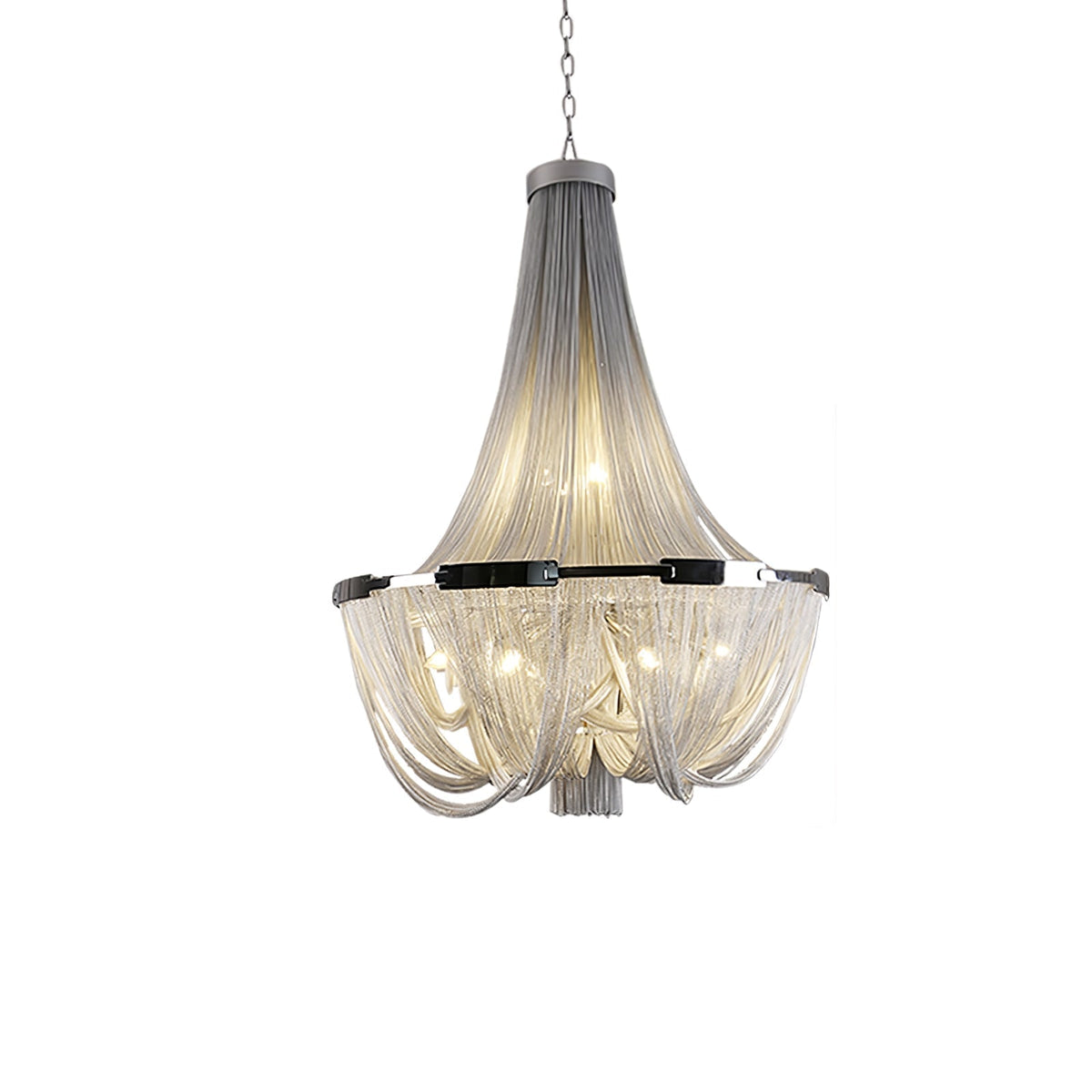 Argentelle Aluminium Chandelier-Moonnatur