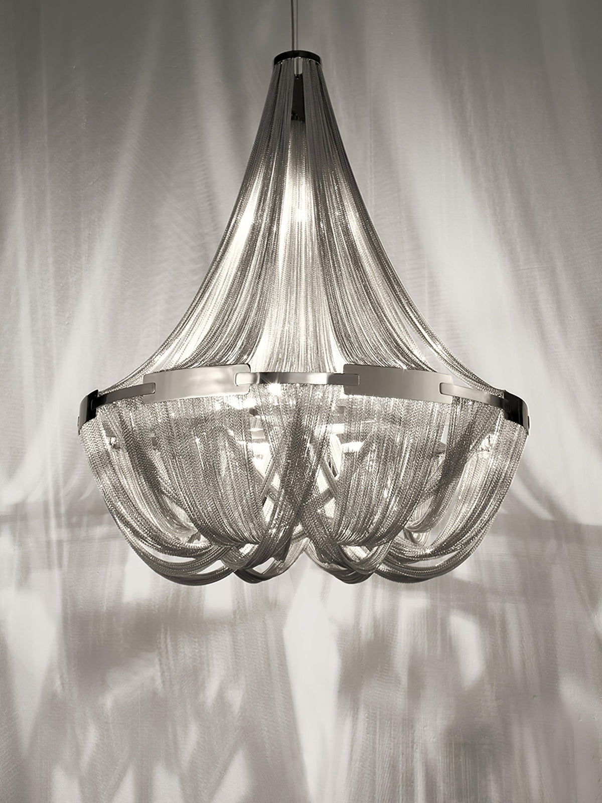 Argentelle Aluminium Chandelier-Moonnatur